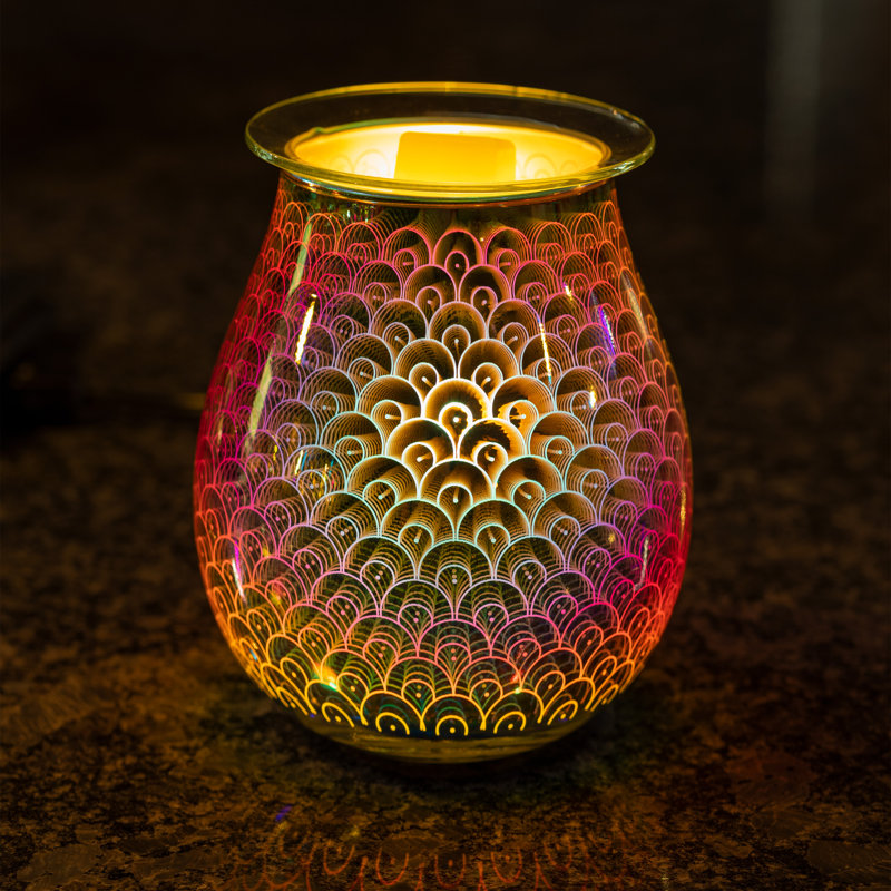 Mercer41 6" Glass Tabletop Wax Warmer Wayfair